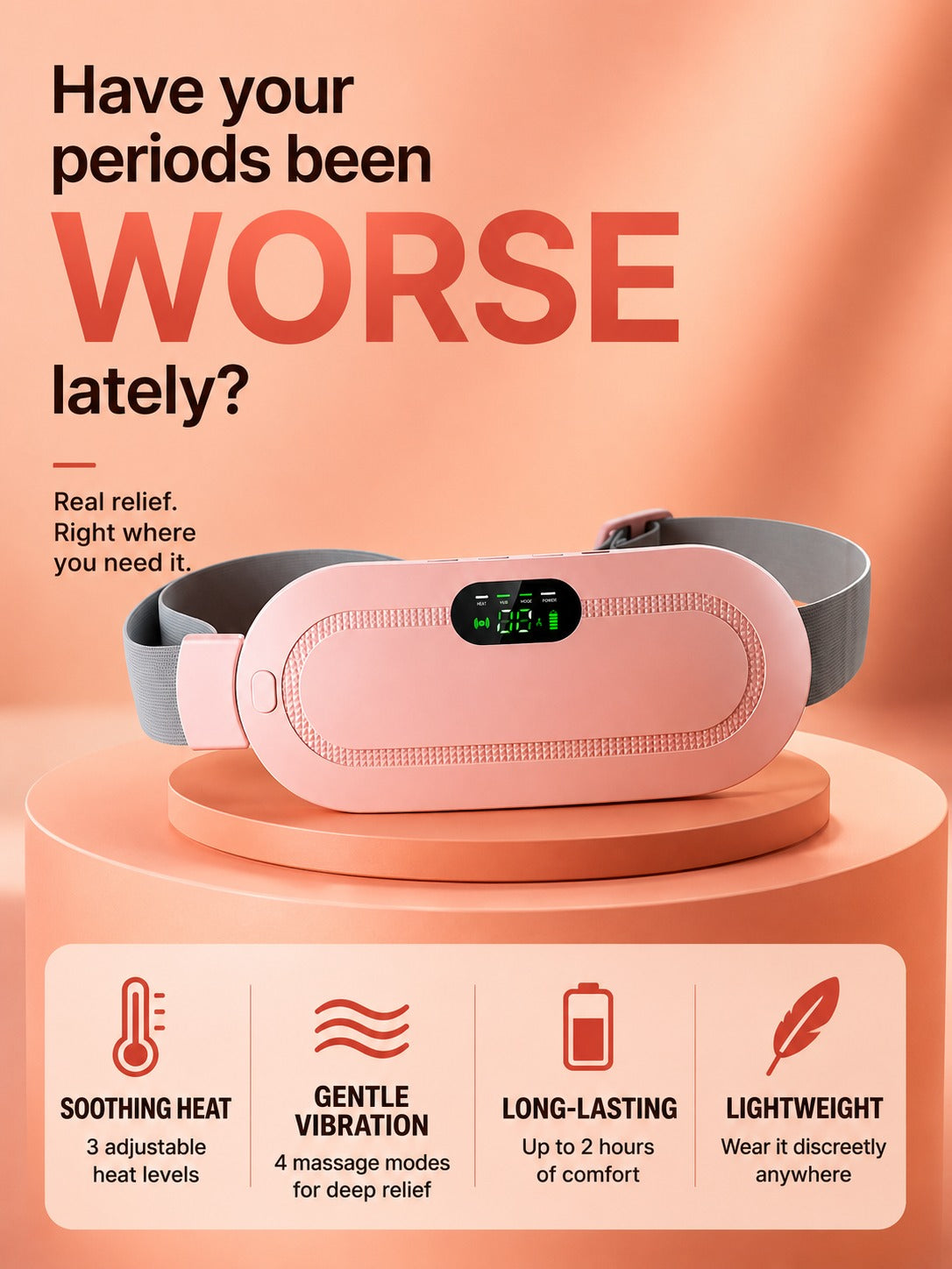 Bluny - Comfort Pain-Free Heating Belt